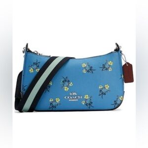 Coach Jes Crossbody Bag Floral Blue